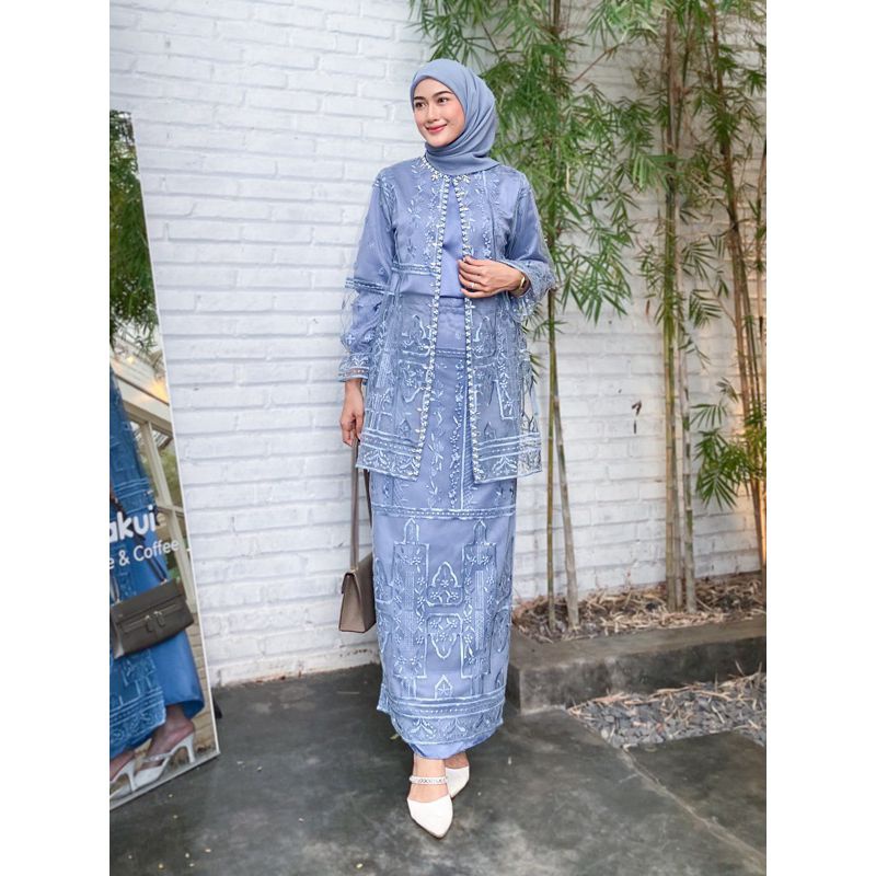 NEW PRODUCT KEBAYA MODERN TERBARU KEBAYA one set kekinian outher OUTFIT KONDANGAN DAN ACARA TUNANGAN