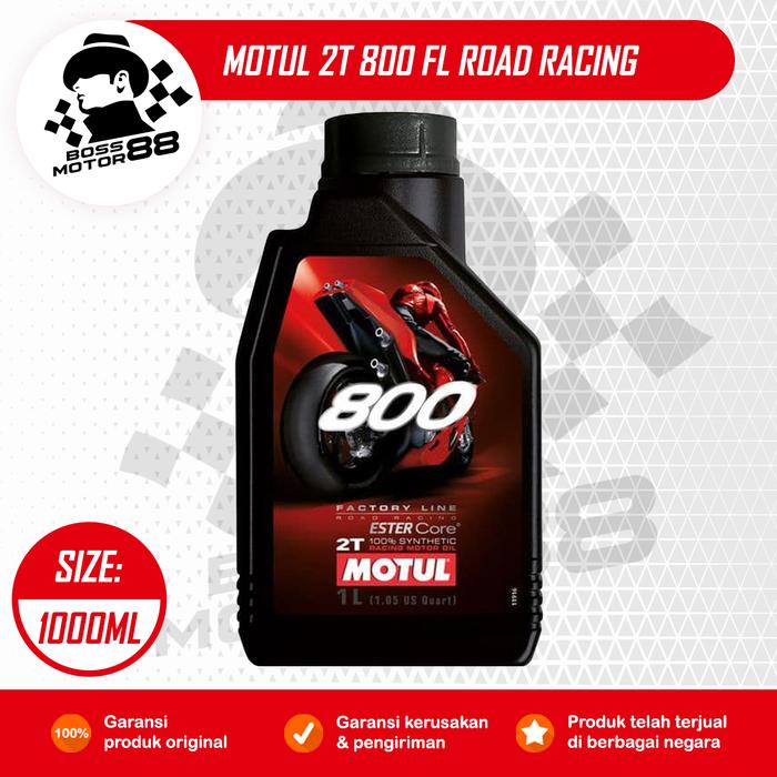 SALE TERHOTT MOTUL 2T 800 FACTORY LINE 1L OLI SAMPING MOTUL 2 TAK ORIGINAL KENDARAAN MESIN MOTOR