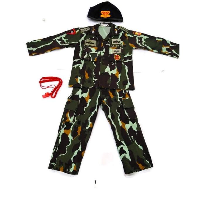 Promo Baju Seragam Harian Brimob Loreng - Baju Polisi anak Baju Brimob anak