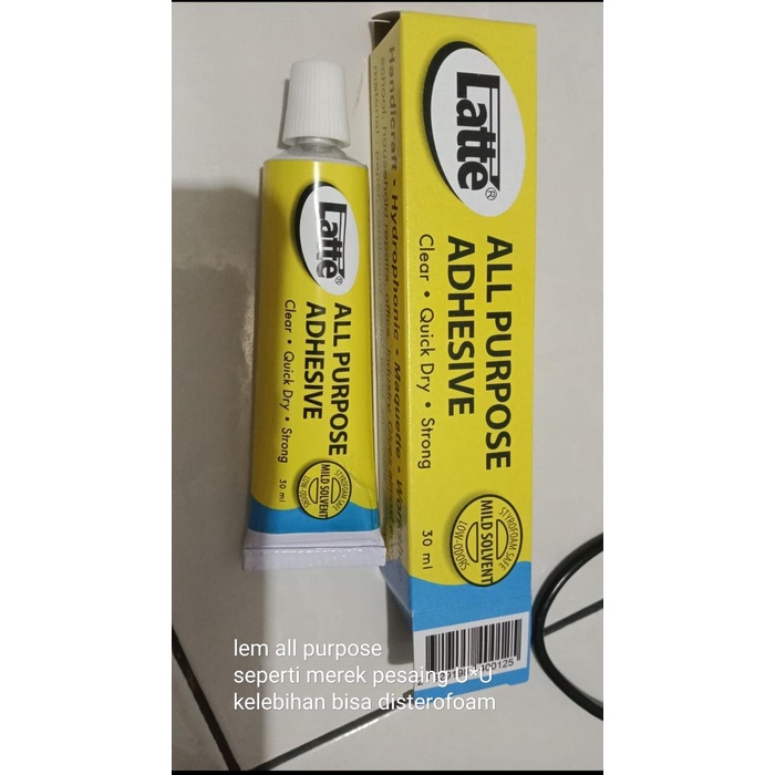 

<<<<<] lem latte multi purpose 30 ml tube kuning prakarya