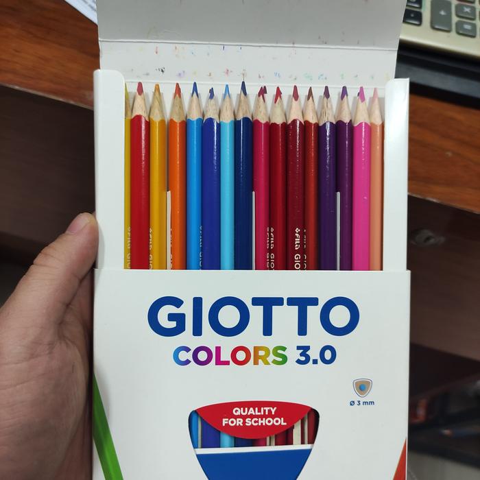 

<<<<<] pensil warna giotto 36 warna triagular 3.0