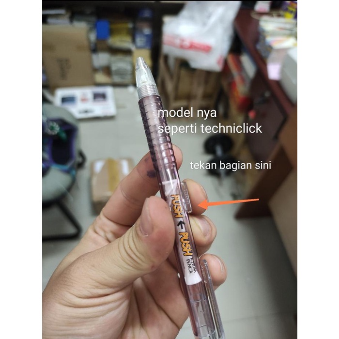 

cusss order] pensil mekanik genvana teckniclick 0.5 made in taiwan