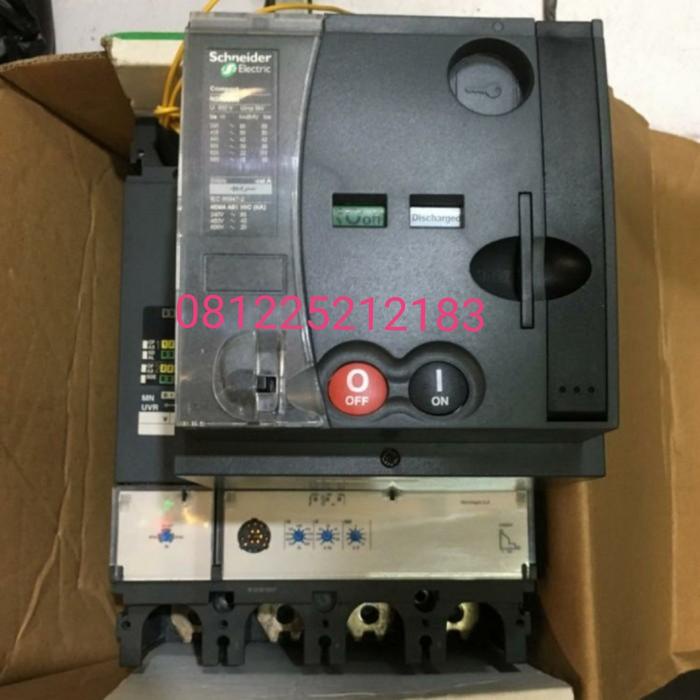 TOP MCCB SCHNEIDER NSX400N 400A 4P + MOTORIZED ORIGINAL -