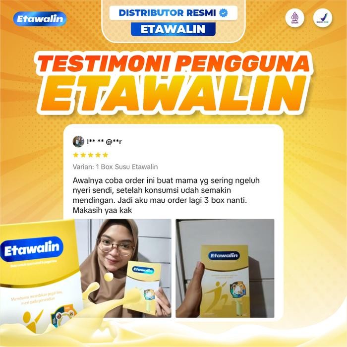 

DISKON [BIG PROMO] ETAWALIN PAKET 3 BOX ASLI & BPOM ORIGINAL RESMI MINUMAN SUSU BUBUK KAMBING ETAWA