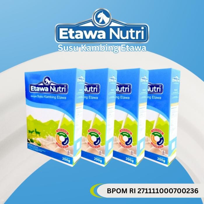 

SALE PROMO ETAWA NUTRI PAKET 4 BOX SUSU KAMBING ETAWA PUTIH 200GRAM BPOM READYY