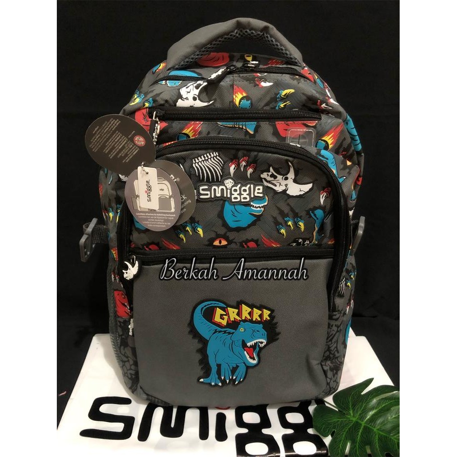 Cilgirl- smiggle dinosaurus original tas sekolah