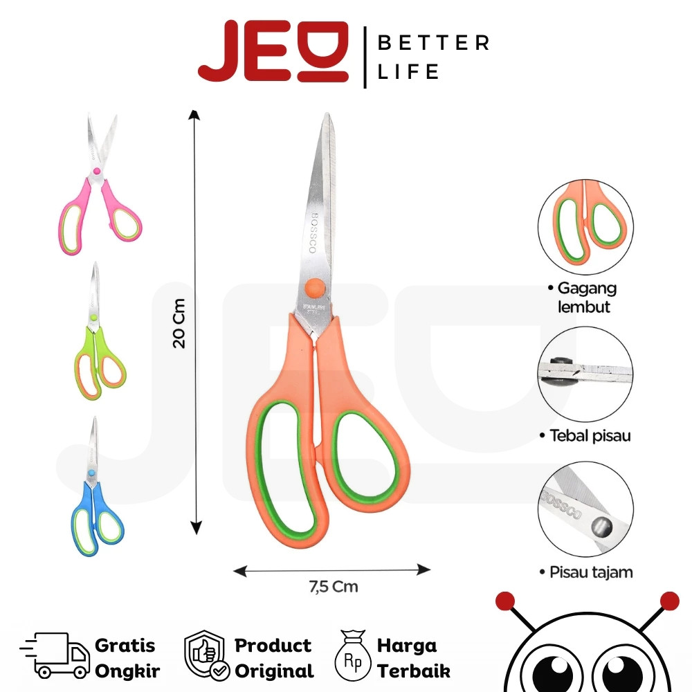 

ting Scissors CO BC-888 1 Lembar (12 Pcs)