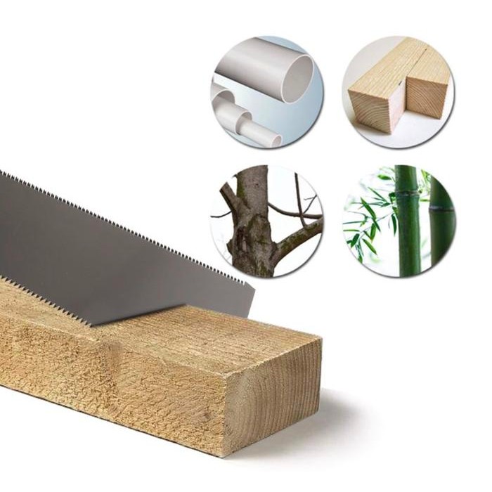 Terhemat Ikura Gergaji Kayu Jepang Pisau 2 Sisi / Japanese Handsaw Double Edge
