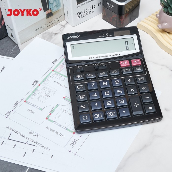 

Calculator Kalkulator CC-57 16 Dits ukuran besar