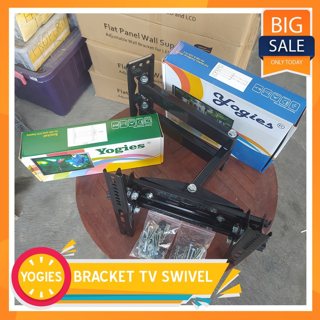 IK SWIVEL BRACKET TV 32-46 INCH / SWIVEL TV BRACKET 22 INCH / BRACKET TV LCD LED LENGAN SWIVEL /