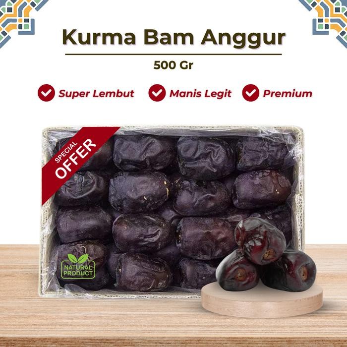 

BisaInstan- Kurma Bam Anggur 500 Gram Original 100%