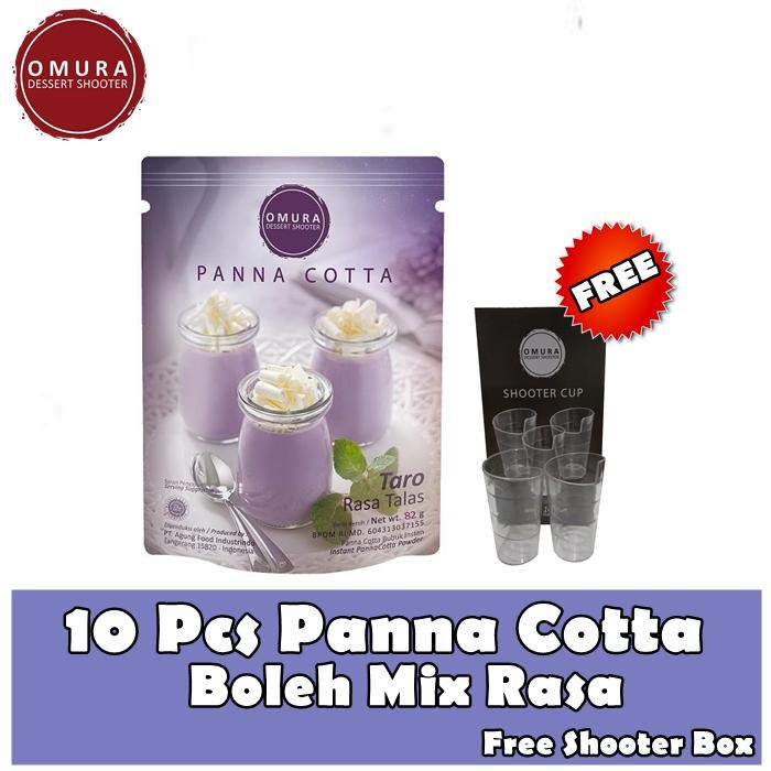 

BisaInstan- Groceries - 10 Pcs Panna Cotta + 1 Shooter Box