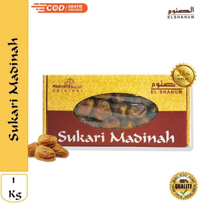 

BisaInstan- KURMA RAJA SUKARI 1KG / KURMA BASAH AL MADINAH / KURMA SUKARI PREMIUM