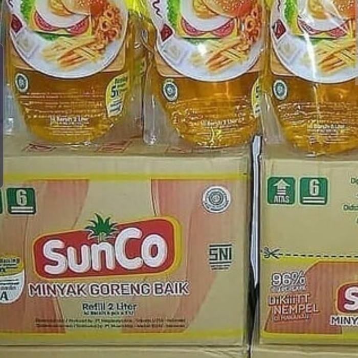 

BisaInstan- Minyak Goreng Sunco 2Liter isi 6 per dus
