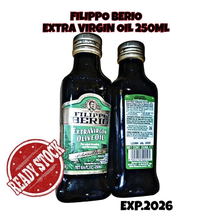 

BisaInstan- Filippo Berio Minyak Zaitun Extra Virgin Olive Oil 250 ml