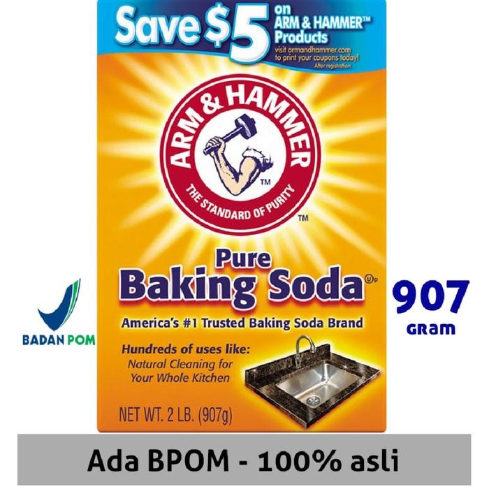 

BisaInstan- Baking Soda ASLI USA Merk Arm & Hammer Baking Soda 907Gr