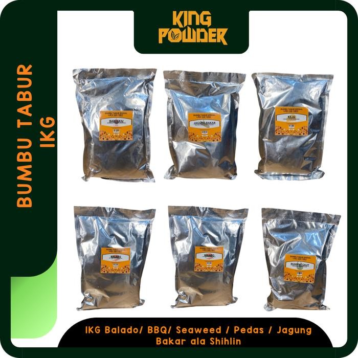

Kirim,HariYgSama- Bubuk Tabur Pedas/seaweed/balado/bbq/jagung bakar/ Keju Bubuk 1KG