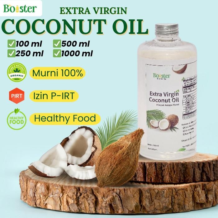

BisaInstan- EVCO Extra Virgin Coconut Oil 500 ml / VCO Minyak Kelapa Murni Asli 100% 500ml