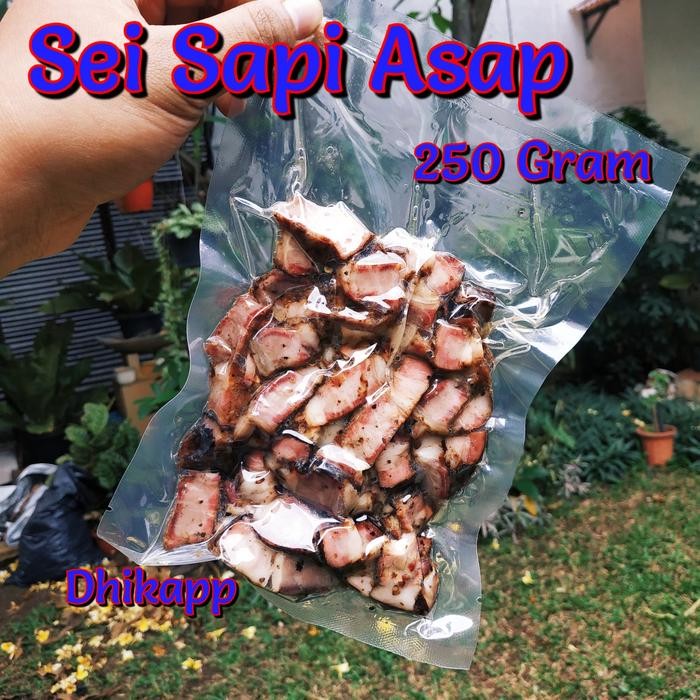 

Kirim,HariYgSama- Sei Sapi Khas Kupang 250Gram Daging Asap Smoked Beef Fresh atau Frozen
