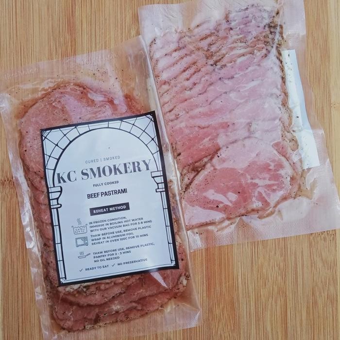 

Kirim,HariYgSama- Smoked Beef Pastrami Ready to Eat 150gr