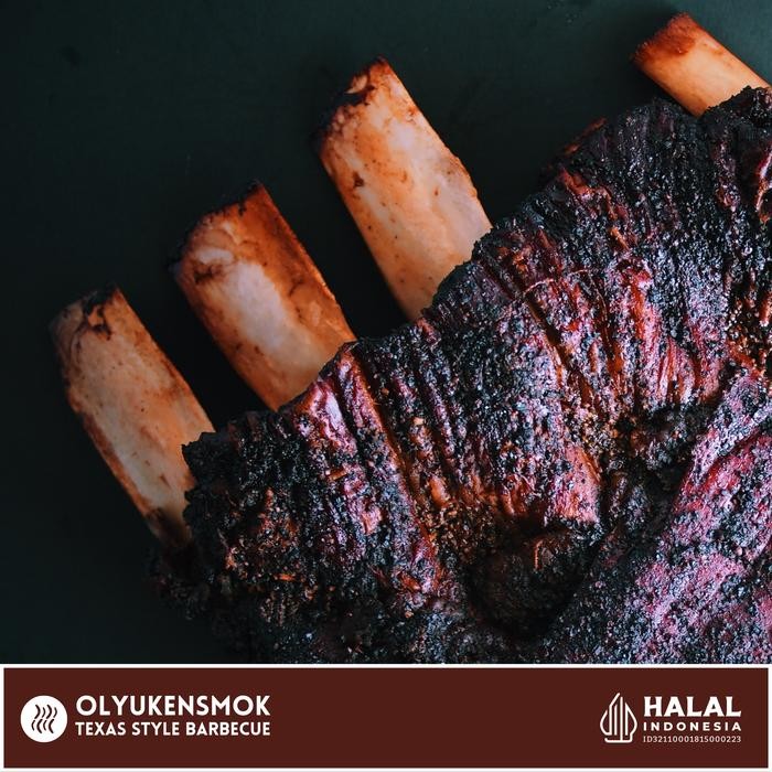

Kirim,HariYgSama- Texas Style Smoked Ribs / Iga Asap Texas Style (1 Ruas/ 600gr)