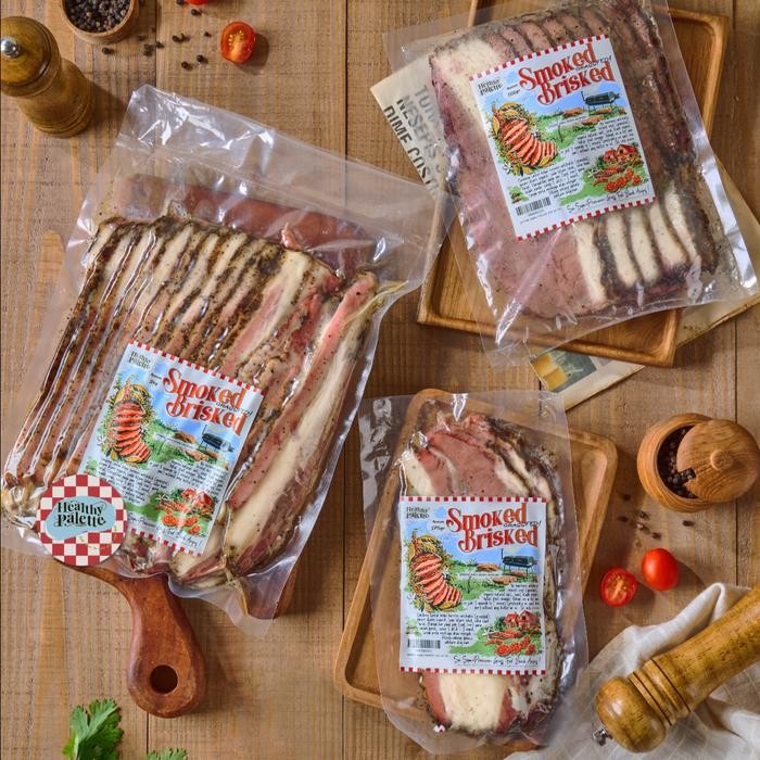 

Kirim,HariYgSama- Smoked Grassfed Brisked Brisket Asap Sei Sapi Healthy Palette