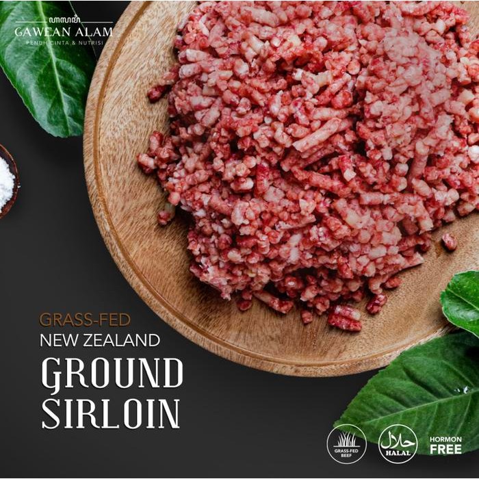 

Kirim,HariYgSama- NZ Grass Fed GROUND STRIPLOIN - Daging Giling Striploin (250 gram)
