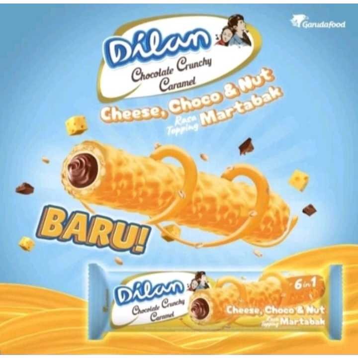 

Dilan Martabak Cheese Choco & Nut 6in1 Isi 12 Pcs Garuda Food