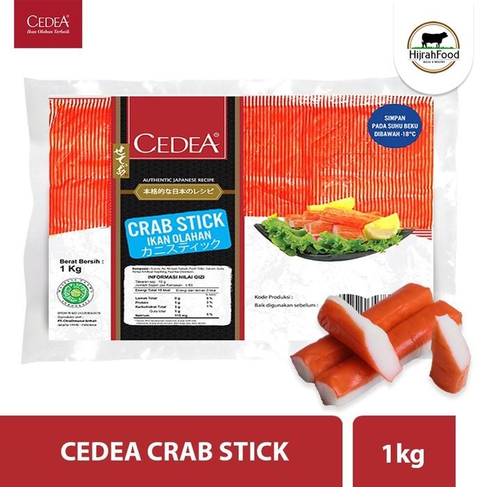 

Kirim,HariYgSama- CEDEA Crab Stick Stik Kepiting Sosis Kepiting - 1 kg