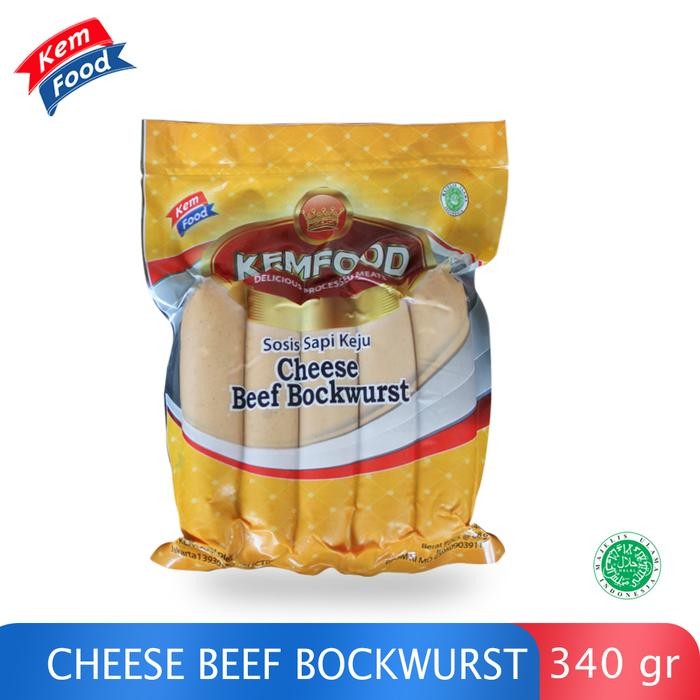 

Kirim,HariYgSama- Sosis Sapi Keju Bockwurst Kemfood 340gr