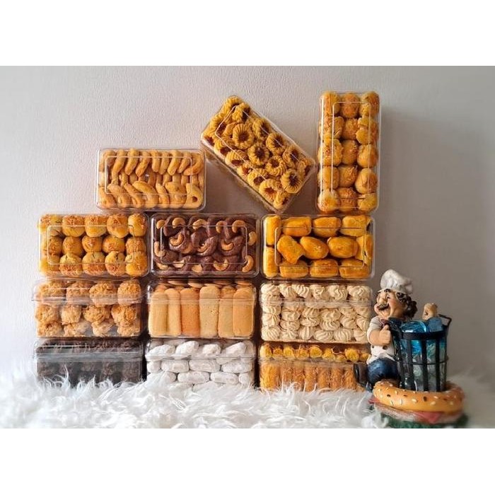 

Kirim,HariYgSama- Kue kering Nastar / Keju / Putri salju / Coklat mede / Sagu keju 350gr
