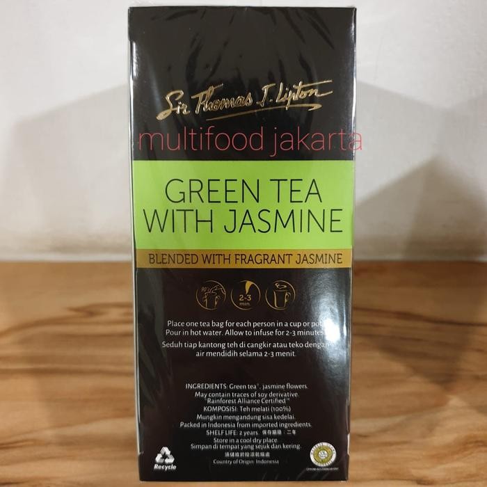 Terlaris- Lipton Green Tea With Jasmine / Teh Hijau Melati Lipton Premium