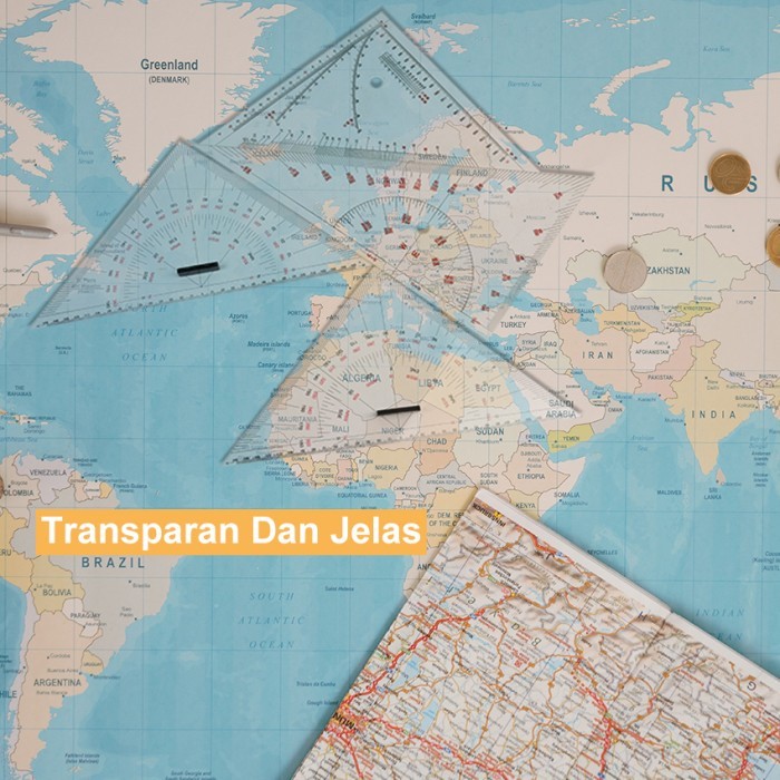 

Penggaris Segita / Nautical Triangle 300mm 360mm - 300mm seapro