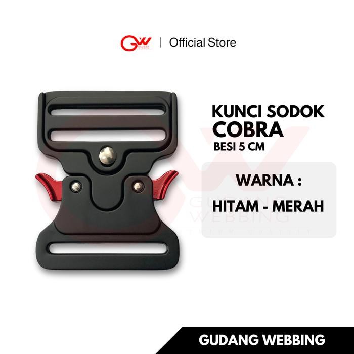 Terlaris Cobra Buckle tactical 50mm / selot besi cobra 5,0 cm SALE