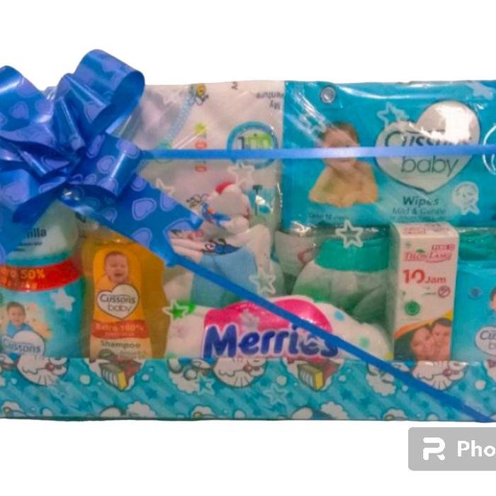 Momibi- Parsel Kado Bayi Newboren Laki Laki Dan Perempuan Lengkap
