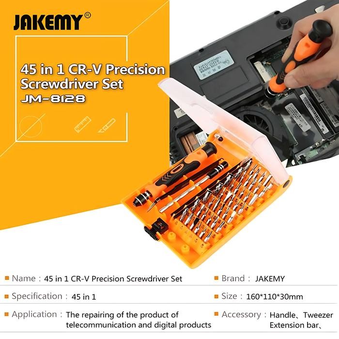 MIRAI - Jakemy 42 in 1 Screwdriver Set Repair Tools - JM-8128