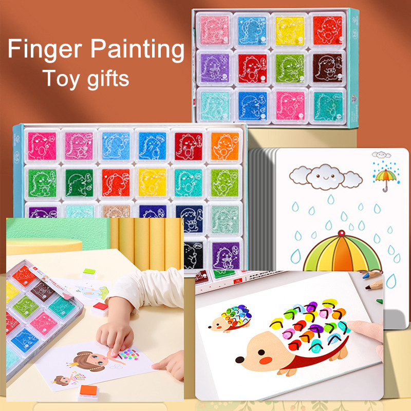 

16/32Pcs Diy Finger Painting Drawing Toys For Kid Creative Coloring Graffiti Doodle Montessori