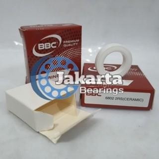 BEARING 6802 2RS ( CERAMIC ) MERK BBC HIGH QUALITY BEST SELLER