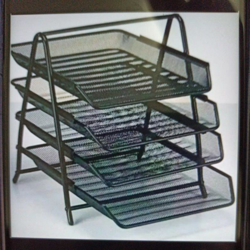 

Document Tray Besi/Rak Susun Besi 4 Tingkat