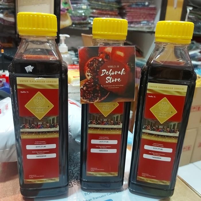 

anggur perjamuan 1 liter sacramental drink