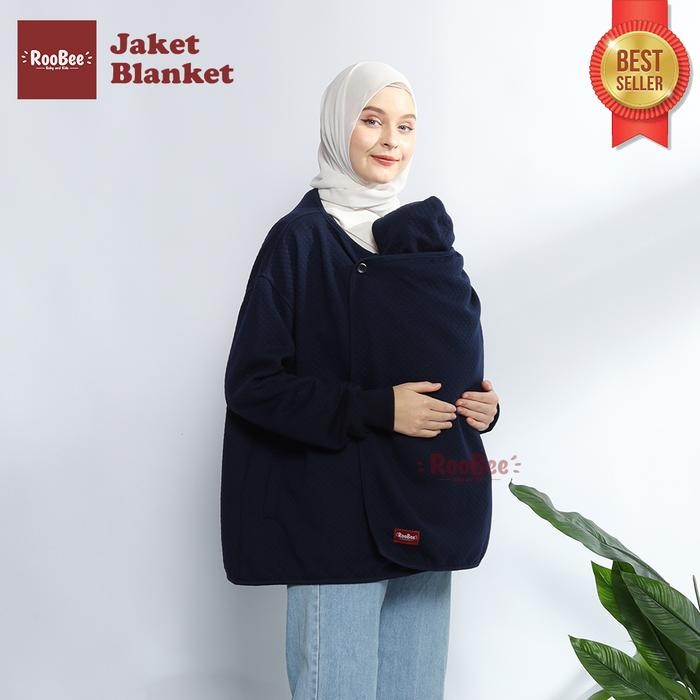 Auraby- Jaket Blanket Ibu & Bayi - Blanket Bayi - Selimut Bayi Multifungsi