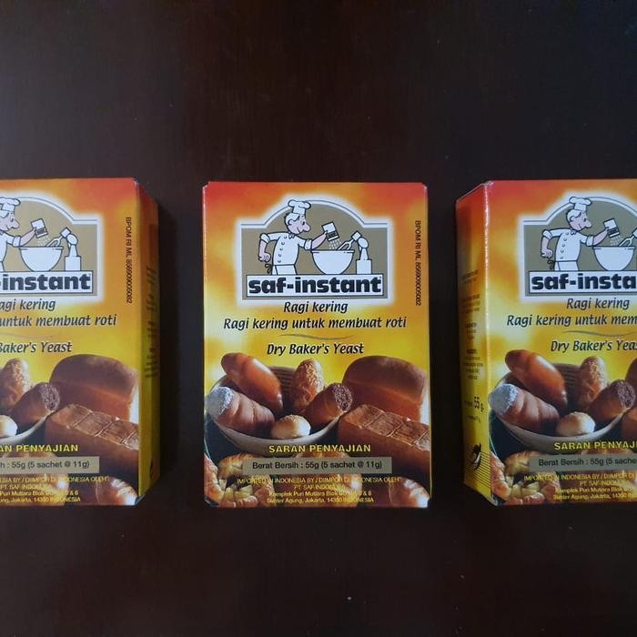 

Sale Terbatas Ragi Yeast Ragi Kering Saf Instant 5X11 Gr