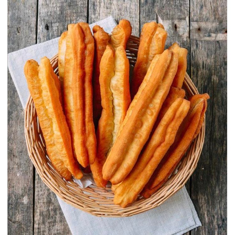 

Best Seller Cahkwe Cakwe Youtiao Fritters Roti Goreng Frozen Beku Isi 10Pcs