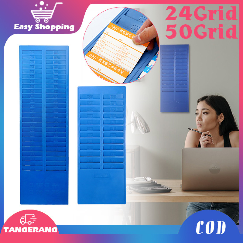 

24/50 Sheet Rak Absensi Kartu / Tempat Kartu Absensi / Tempat Kartu Absen / Rak Kartu Absensi / Rak