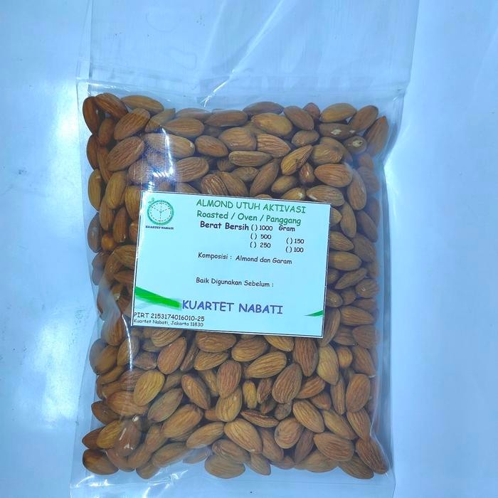 

NewZbgt- 500gr Activated Almond- Aktivasi Kacang Almond - Matang - Siap Makan