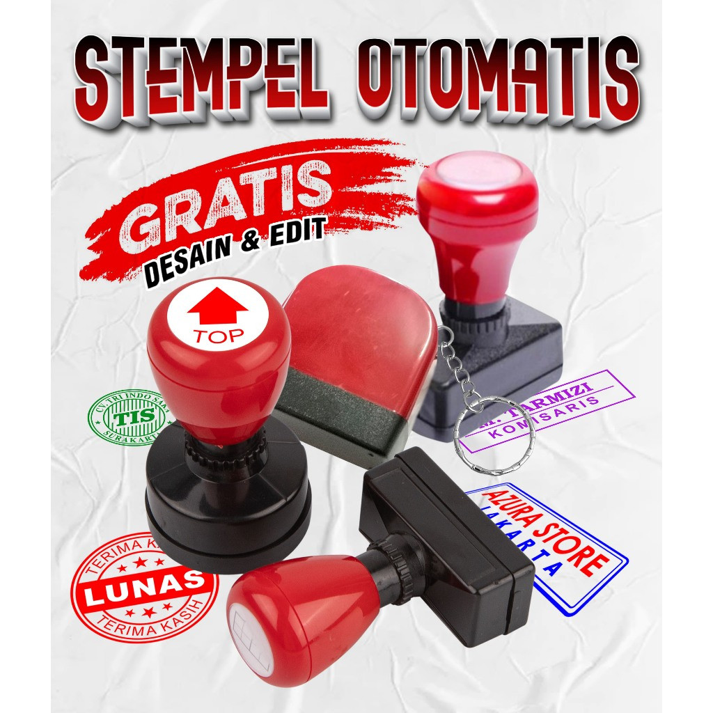

STEMPEL OTOMATIS / STEMPEL CUSTOM / STEMPEL FLASH / STEMPEL WARNA