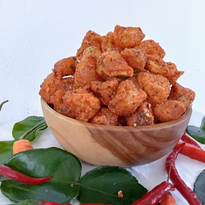 

NewZbgt- somring siomay kering pedas daun jeruk 1kg