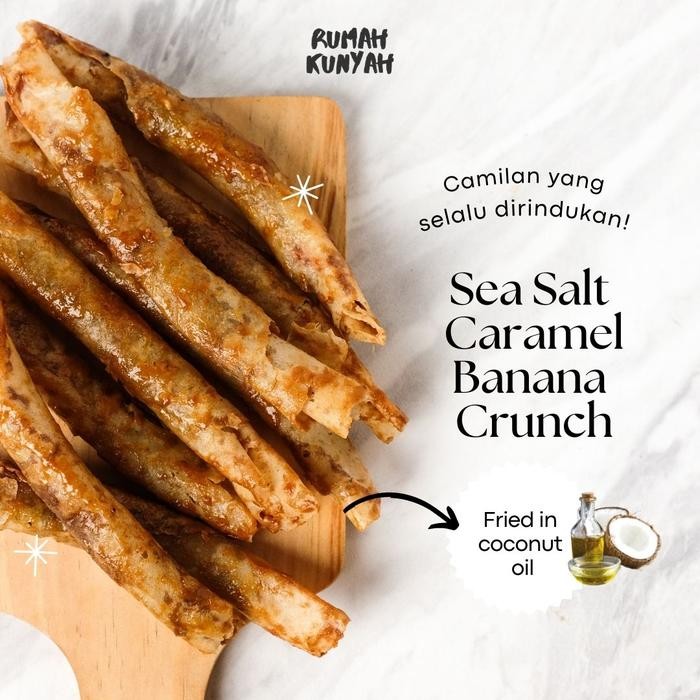 

NewZbgt- Salted Caramel Banana Crunch / homemade pisang karamel/pisang aroma
