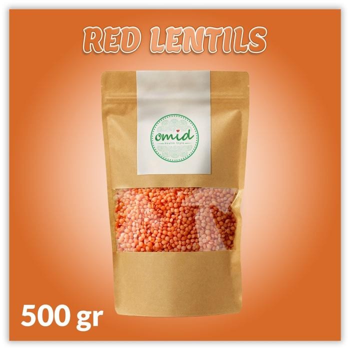 

NewZbgt- Red Lentils Organic - Kacang Lentils Merah Organik