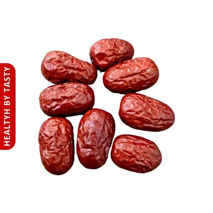 

NewZbgt- Angco Jumbo Hongzao Angco Kecil Hong Zao Kurma Merah Grade Super 250gram